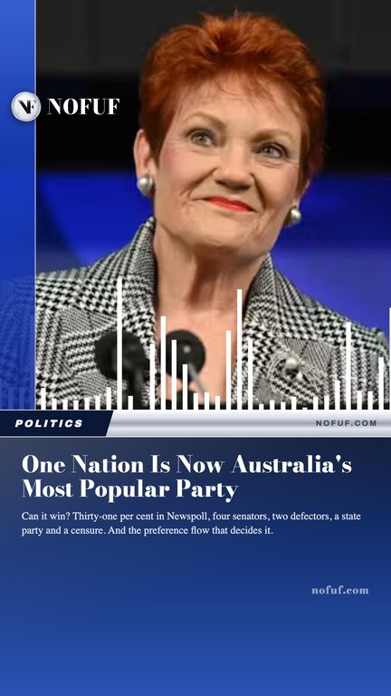 One Nation Is Now Australia’s Most Popular Party. It Still Cannot Win.