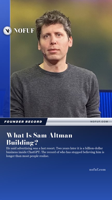 What Is Sam Altman Building?
